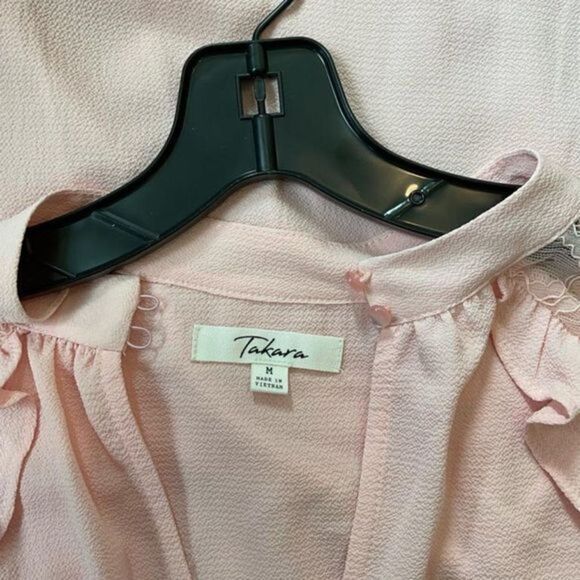 Takara Pink Lace‎ Long-Sleeve Shirt - Picture 5 of 5